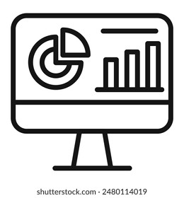 Analytics Dashboard Icon Perfect for Business Insights