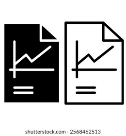analytics data icon, simple flat style, vector illustration symbol sign logo template pictogram, for ui or ux isolated on white for mobile app, editable	