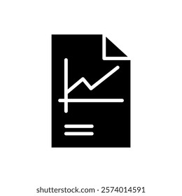 analytics data icon, simple flat style, vector illustration symbol sign logo template pictogram, for ui or ux isolated on white for mobile app, editable	