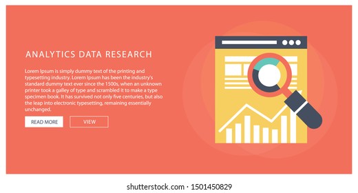 Analytics data research icon vector-illustration