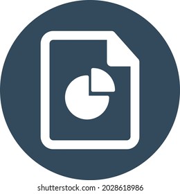 Analytics file Isolated Vector icon which can easily modify or edit


