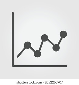 Analytics flat icon design vector 