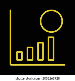 Analytics flat icon design vector 