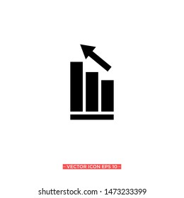 analytics flat icon vector illustration