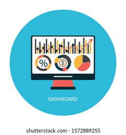 Analytics graph and seo business on mobile device. 