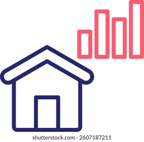 Analytics Icon Color Vector Illustration