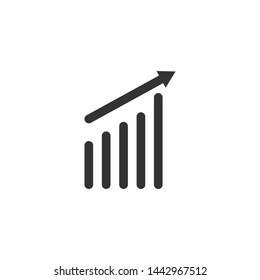 Analytics icon design template vector isolated illustration