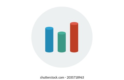 Analytics icon design template vector illustration