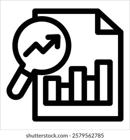 Analytics Icon Element For Design