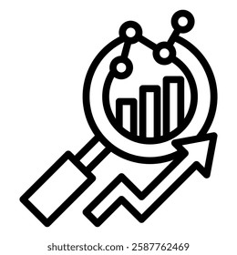 Analytics Icon Element For Design