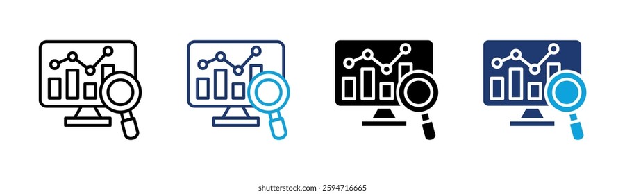 Analytics Icon Element For Design