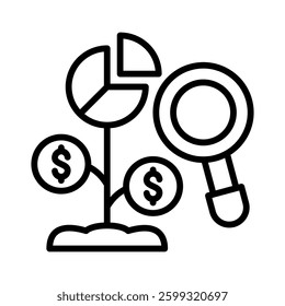 Analytics Icon Element for Design