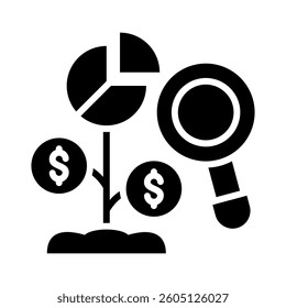 Analytics Icon Element for Design