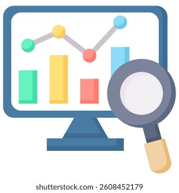 Analytics Icon Element For Design