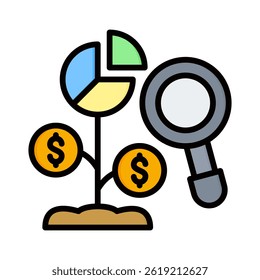 Analytics Icon Element for Design