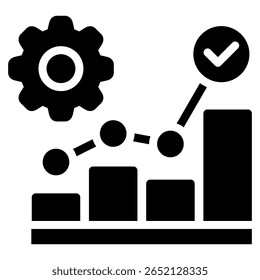Analytics Icon Element For Design