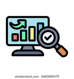 Elemento De Ícone De Análise Para Design