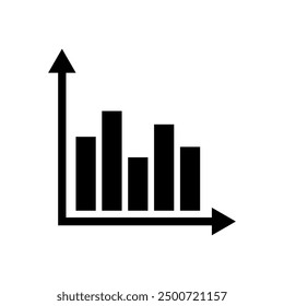 Analytics icon illustrated on background