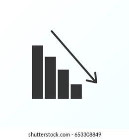 Analytics icon illustration isolated vector sign symbol