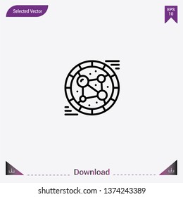 Analytics icon isolated on grey background.Premium symbol for website design, mobile application, logo, ui.Modern, simple, isolated, flat best quality icon for web site designs or mobile apps.