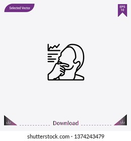 Analytics icon isolated on grey background.Premium symbol for website design, mobile application, logo, ui.Modern, simple, isolated, flat best quality icon for web site designs or mobile apps.