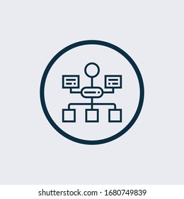analytics icon isolated on white background from analytics collection. analytics icon trendy and modern analytics symbol for logo, web, app,
