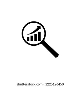 Analytics icon, the logo on a white background