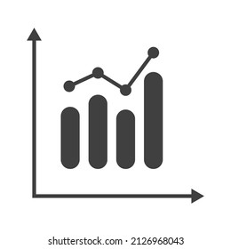 icono de análisis sobre fondo blanco. icono de estadísticas. Vector