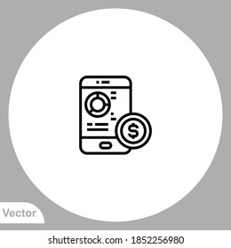 Analytics icon sign vector,Symbol, logo illustration for web and mobile