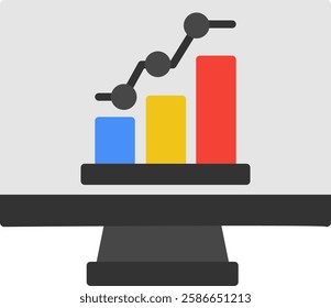 Analytics Icon Symbol Art Sign
