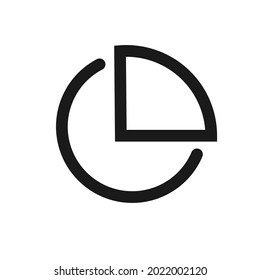 analytics icon or symbol design