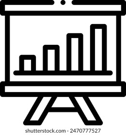 analytics icon. Thin Linear Style Design Isolated On White Background