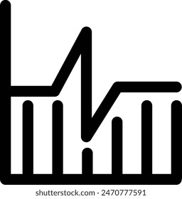analytics icon. Thin Linear Style Design Isolated On White Background