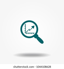 Analytics icon vector