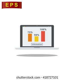 analytics icon, vector analysis icon, isolated seo icon