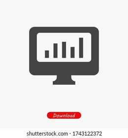  Analytics icon vector eps 10