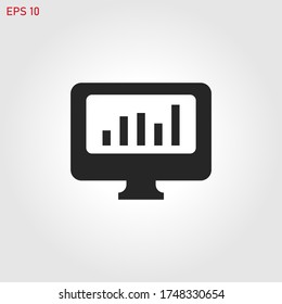  Analytics icon vector eps 10