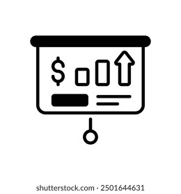 Analytics icon vector stock illustration