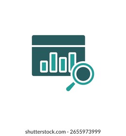 analytics icon. vector.Editable stroke.linear style sign for use web design,logo.Symbol illustration.