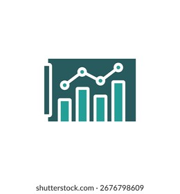 analytics icons.Editable stroke.linear style sign for use web design,logo.Symbol illustration.