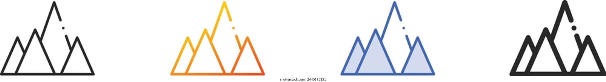 analytics icon.Thin Linear, Gradient, Blue Stroke and bold Style Design Isolated On White Background