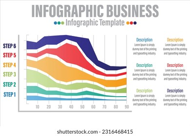 Analytics infographics elements. Data graphic, marketing chart diagram. Budget flat histogram. Statistic infographics elements. Illustration of visualization diagram, infographic statistic flowchart