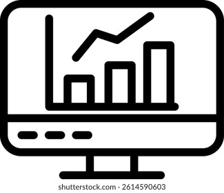 Analytics Insights Line Vector Icon Design