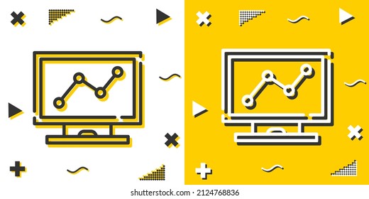 icono de línea de análisis. Estilo de contorno simple.signo lineal analítico. Ilustración vectorial aislada en fondo blanco. EPS de trazo editable 10