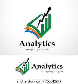 Analytics Logo Template Design Vector, Emblem, Design Concept, Creative Symbol, Icon