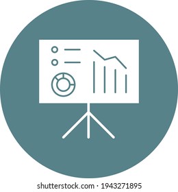 Analytics, loss, statistics icon vector image. Can also be used for cyber security. Suitable for use on web apps, mobile apps and print media.