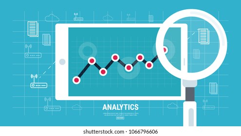 analytics and maintain website traffic graph and chart