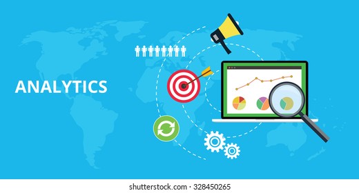 análisis y mantenimiento de gráficos y gráficos de tráfico de sitios web