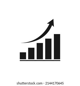 Analytics related vector icon. statistic symbol business.