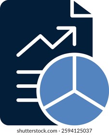 Analytics Report Icon for Data Insights and Marketing Performance
